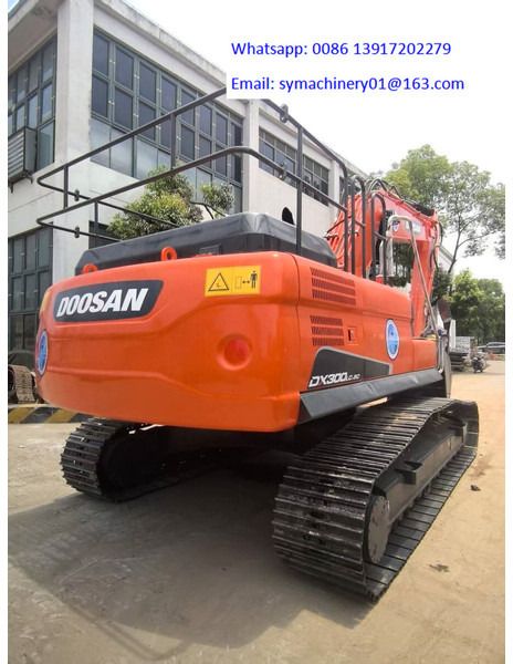 2024 Doosan DX300LC-9C crawler excavator rear view