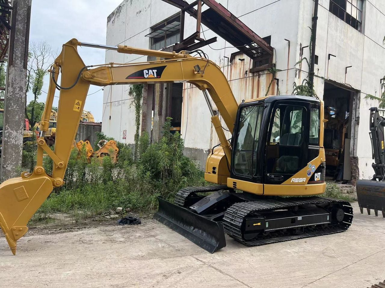 2021 Caterpillar 308C mini excavator, side view