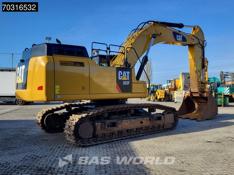 2017 Caterpillar 352F crawler excavator, side view