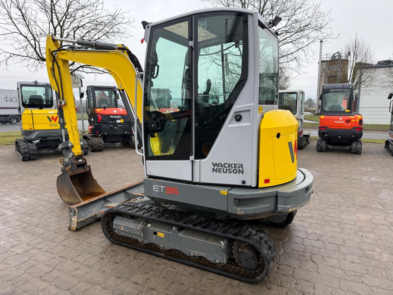 2023 Wacker Neuson ET 35 mini excavator, side view