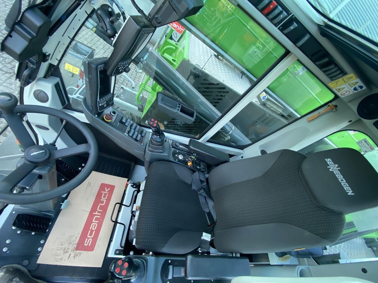 2023 Sennebogen 613E-M material handler interior cab view