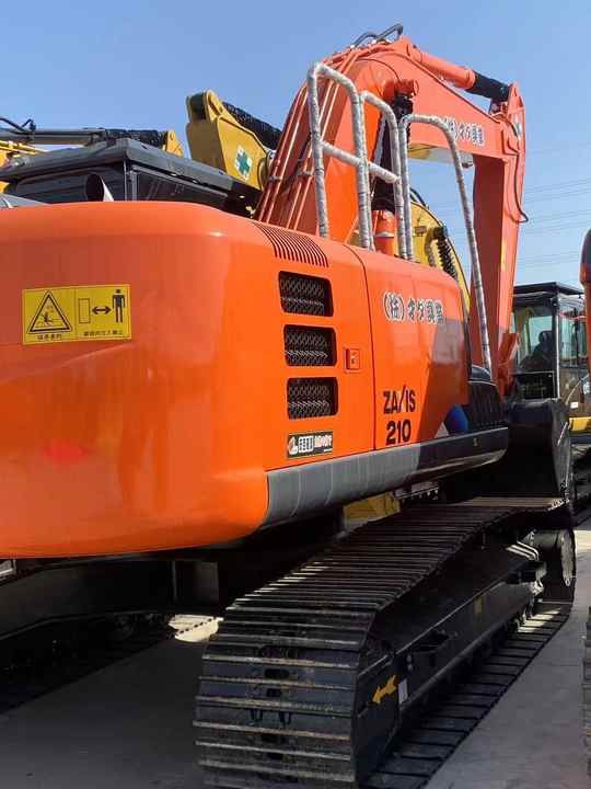 2023 Hitachi ZAXIS 210 crawler excavator rear three-quarter view