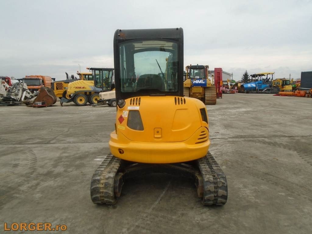 2014 JCB 8035 ZTS mini excavator, rear view