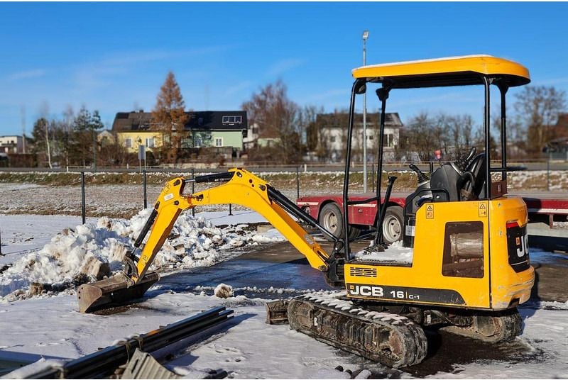 2021 JCB 16C-1 mini excavator, side view