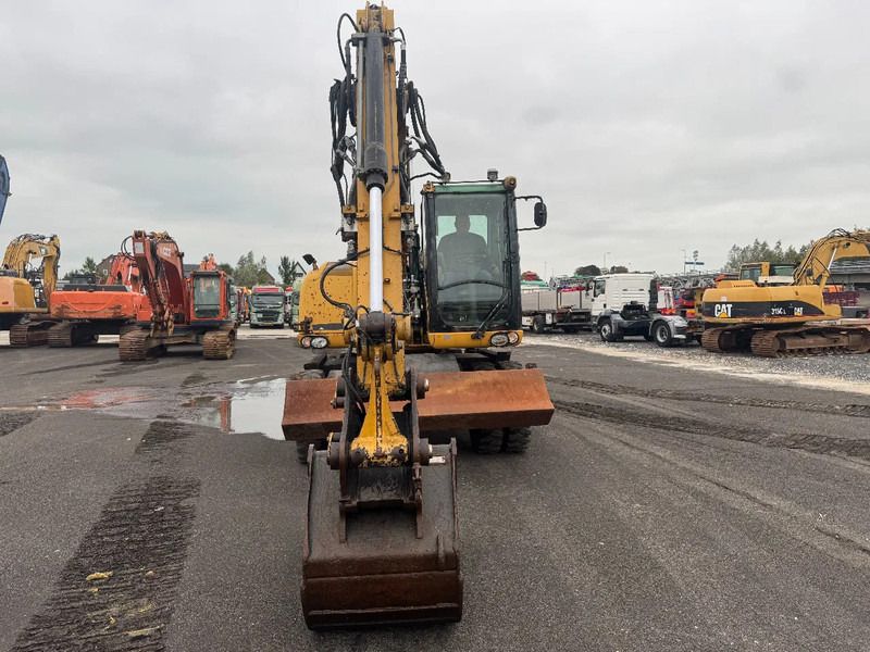 2008 Caterpillar M313D wheel excavator, front view