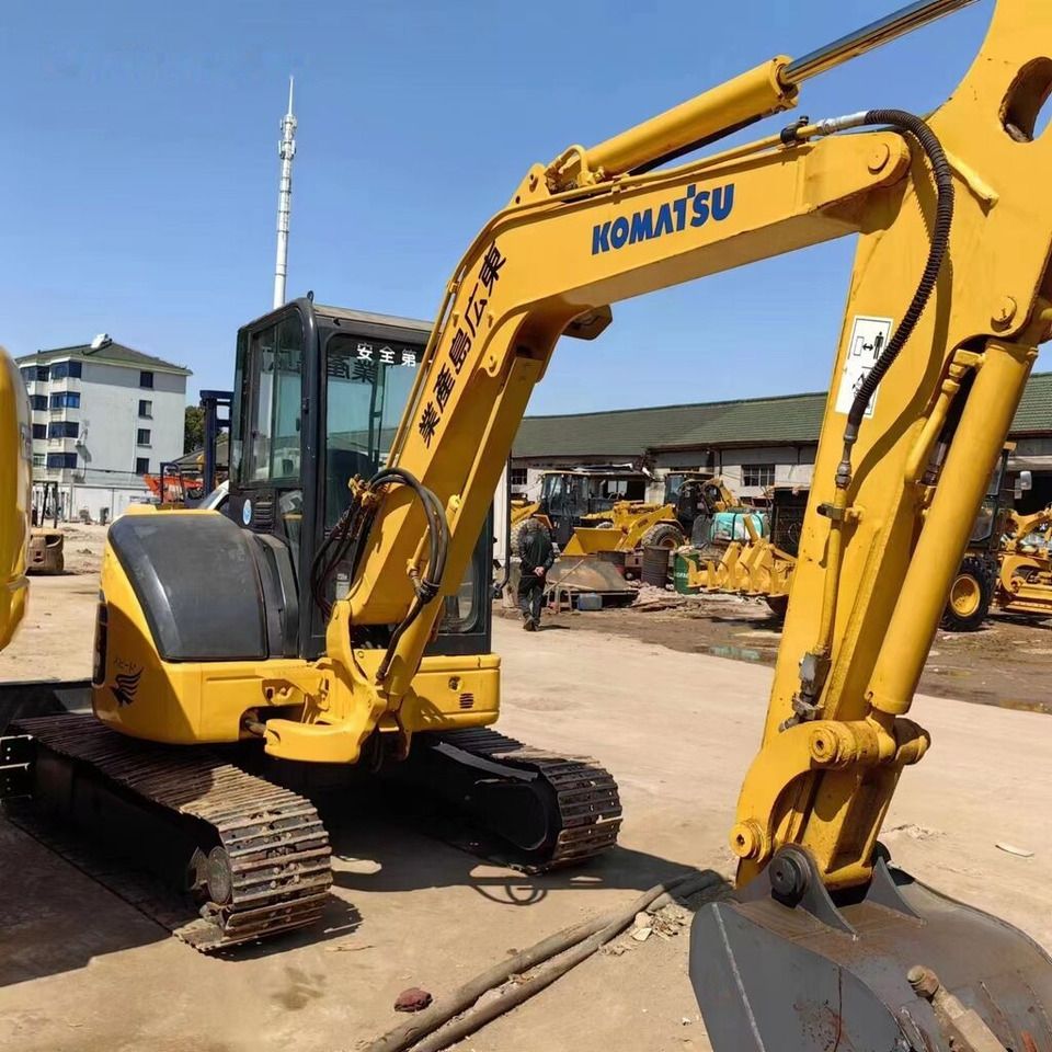 2016 Komatsu PC50MR-2 mini excavator, side view