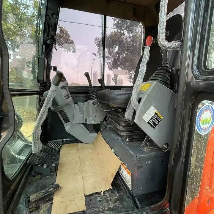 2024 Kubota KX165-5 mini excavator interior cab view