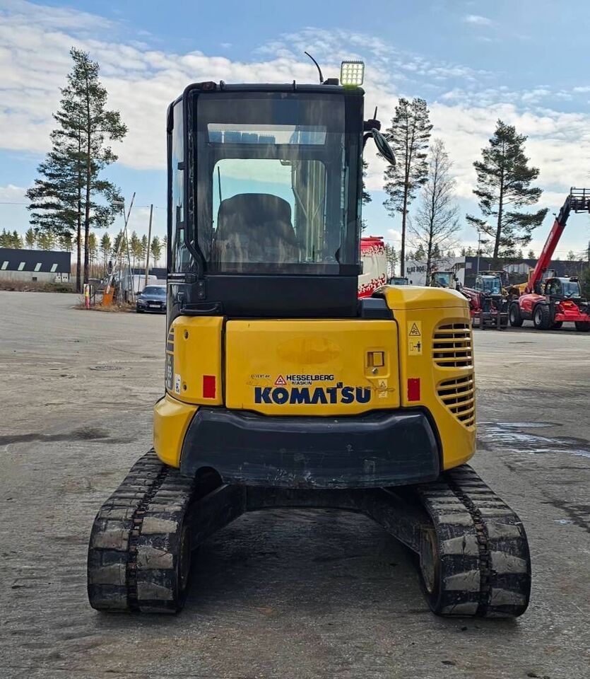 2014 Komatsu PC-55MR mini excavator rear view