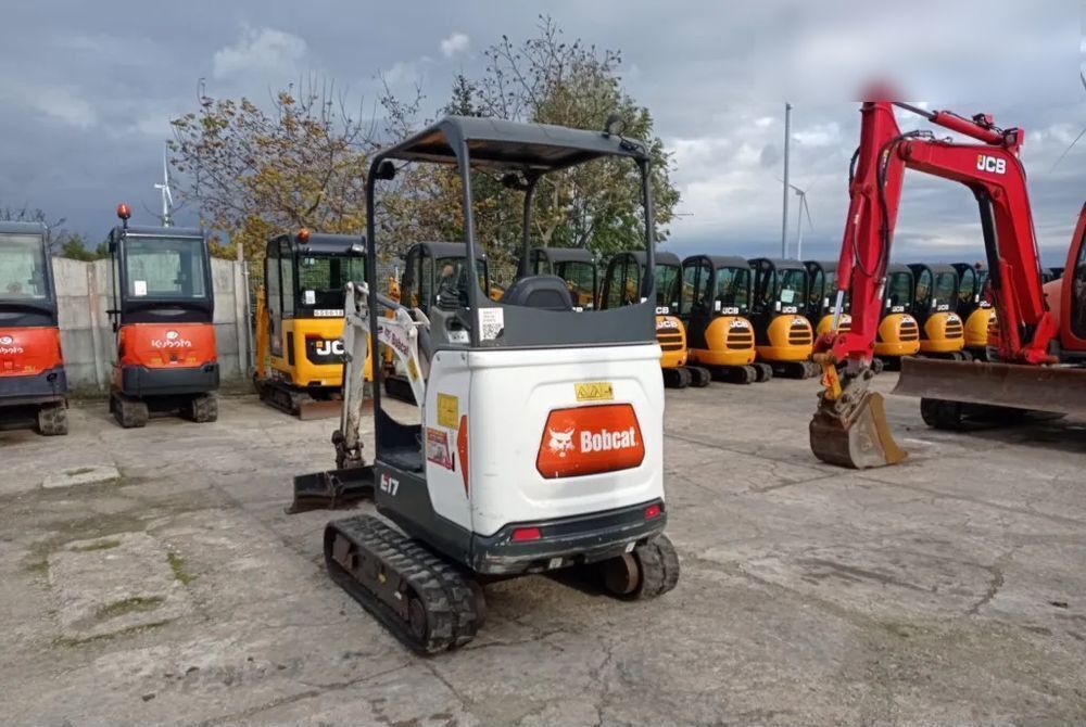 2018 Bobcat E17 mini excavator, rear view