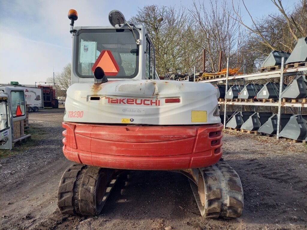 2013 Takeuchi TB290 crawler excavator, rear view