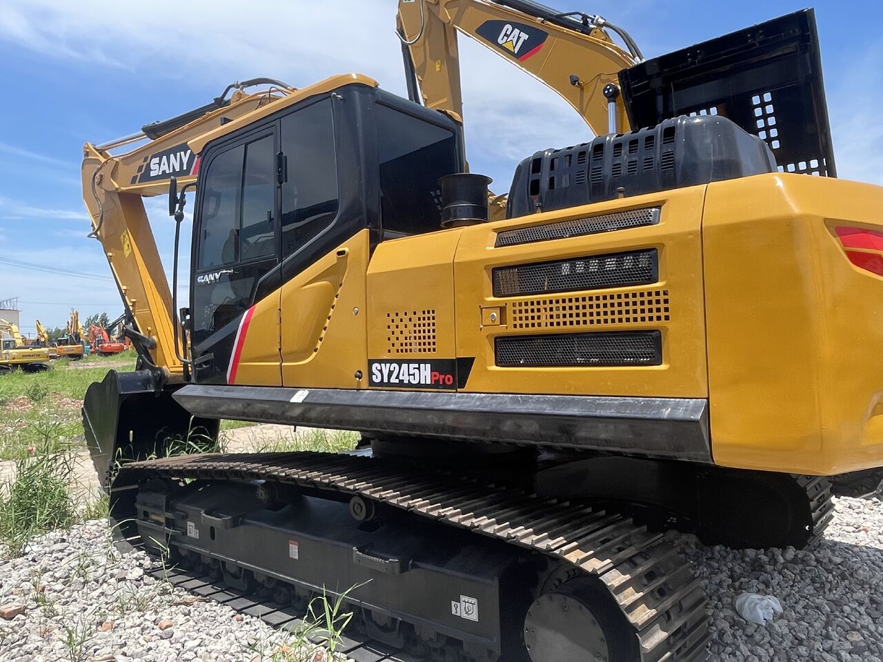 2023 Sany SY245H Pro crawler excavator, side view