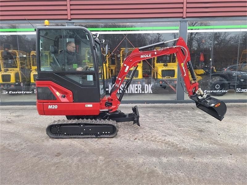 2025 Mole M20 mini excavator, side view