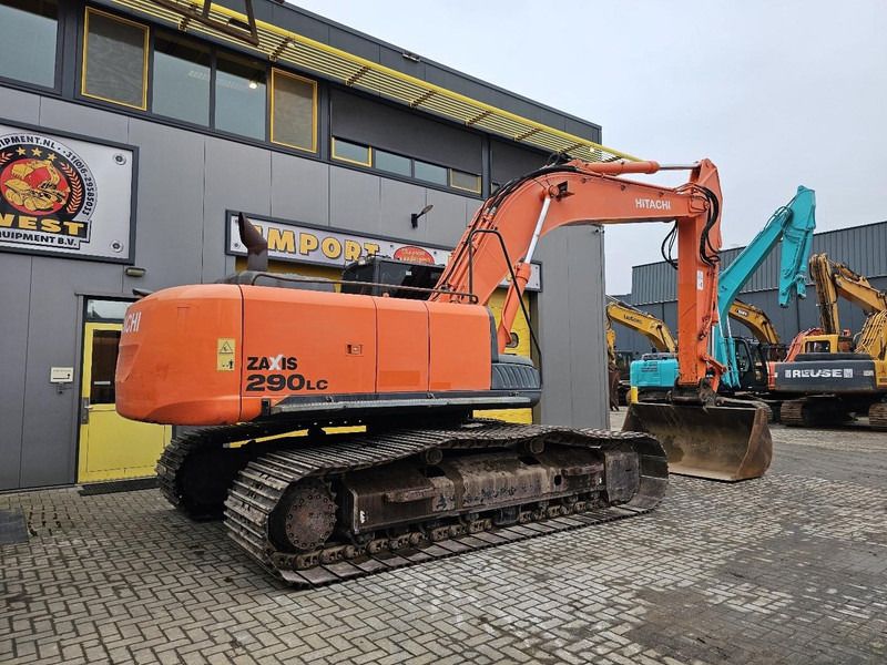 2012 Hitachi Zaxis 290LC excavator, rear three-quarter view 2012 Hitachi Zaxis 290LC excavator, rear three-quarter view