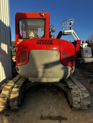2016 Wacker Neuson EZ53 mini excavator, rear view