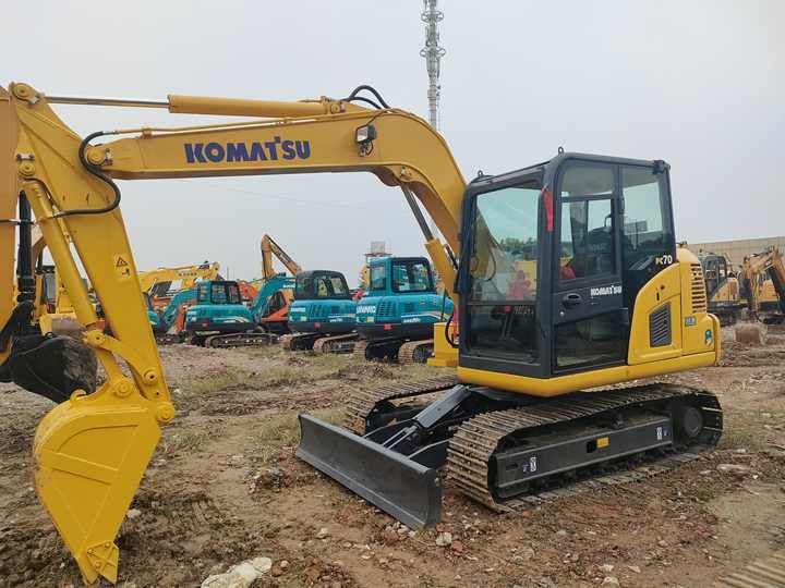 2011 Komatsu PC70-8 crawler excavator, side view