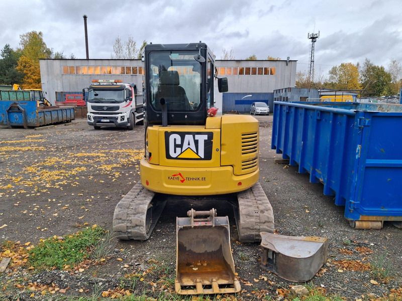 2020 Caterpillar 305E2 mini excavator rear view