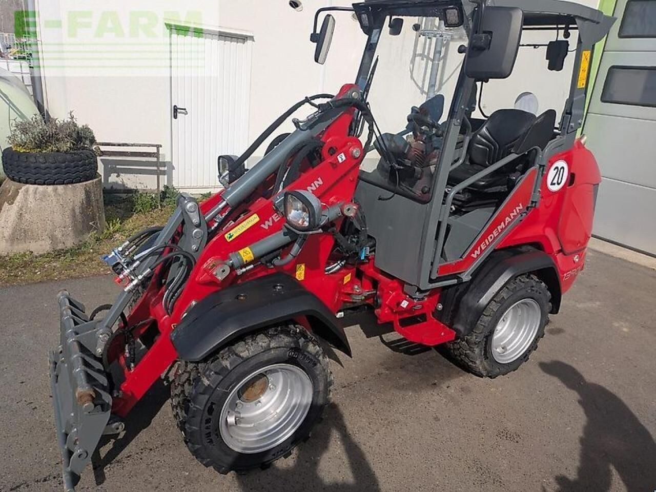 2023 Weidemann 1390 wheel loader, front three-quarter view 2023 Weidemann 1390 wheel loader, front three-quarter view