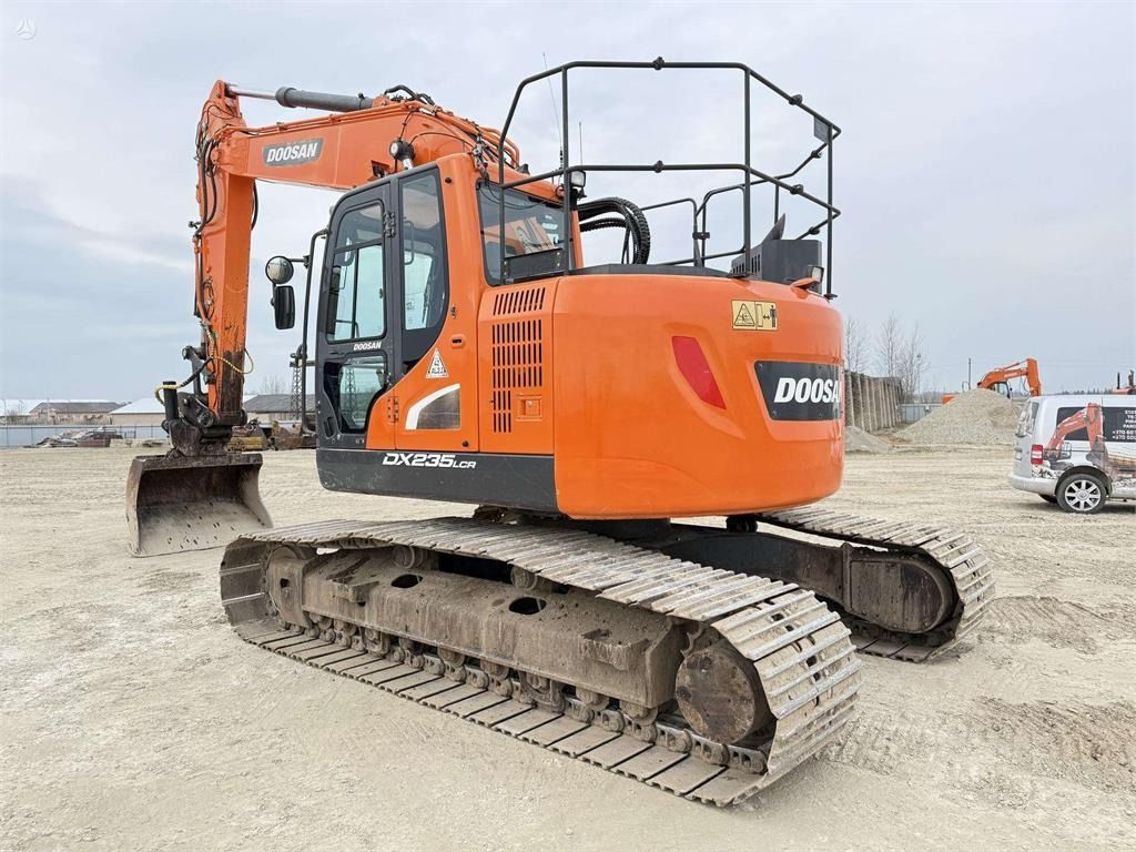 2015 Doosan DX235LCR-5 crawler excavator, rear three-quarter view