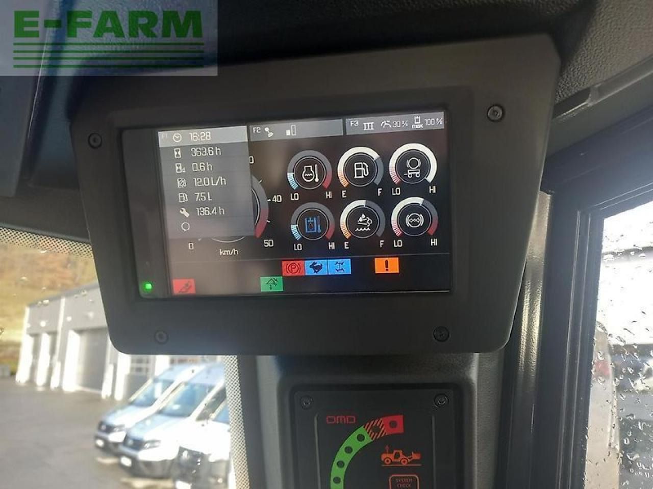 2022 Kramer KL55.8T mini excavator interior digital display 2022 Kramer KL55.8T mini excavator interior digital display