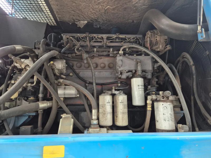 2010 Fuchs MHL454 material handler engine compartment view