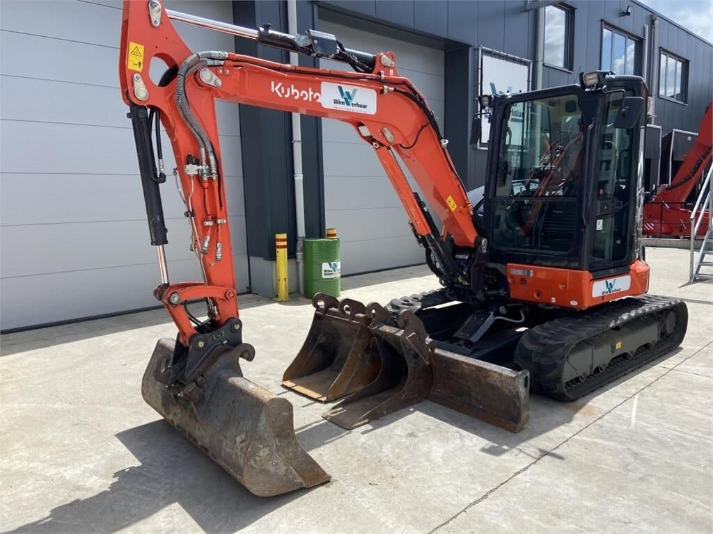 2022 Kubota U50-5 mini excavator, side view
