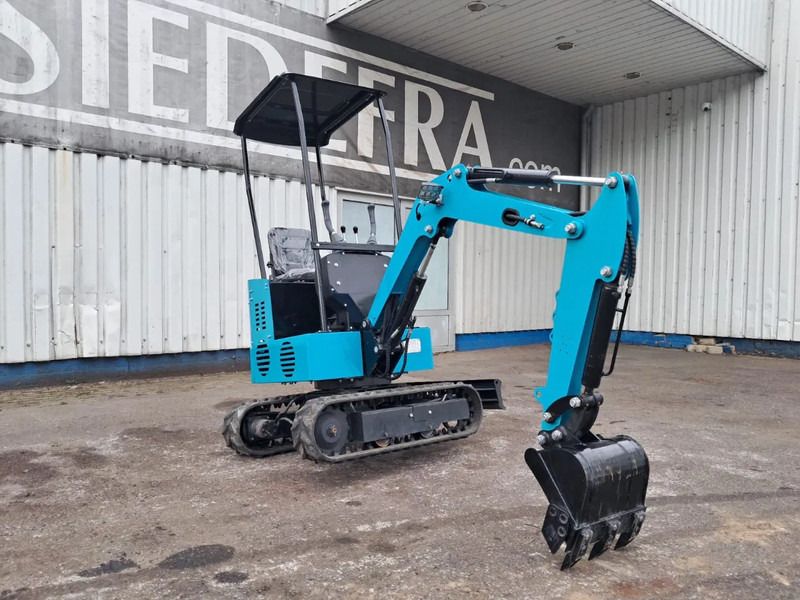 2025 JPC KV12 mini excavator, three-quarter view 2025 JPC KV12 mini excavator, three-quarter view