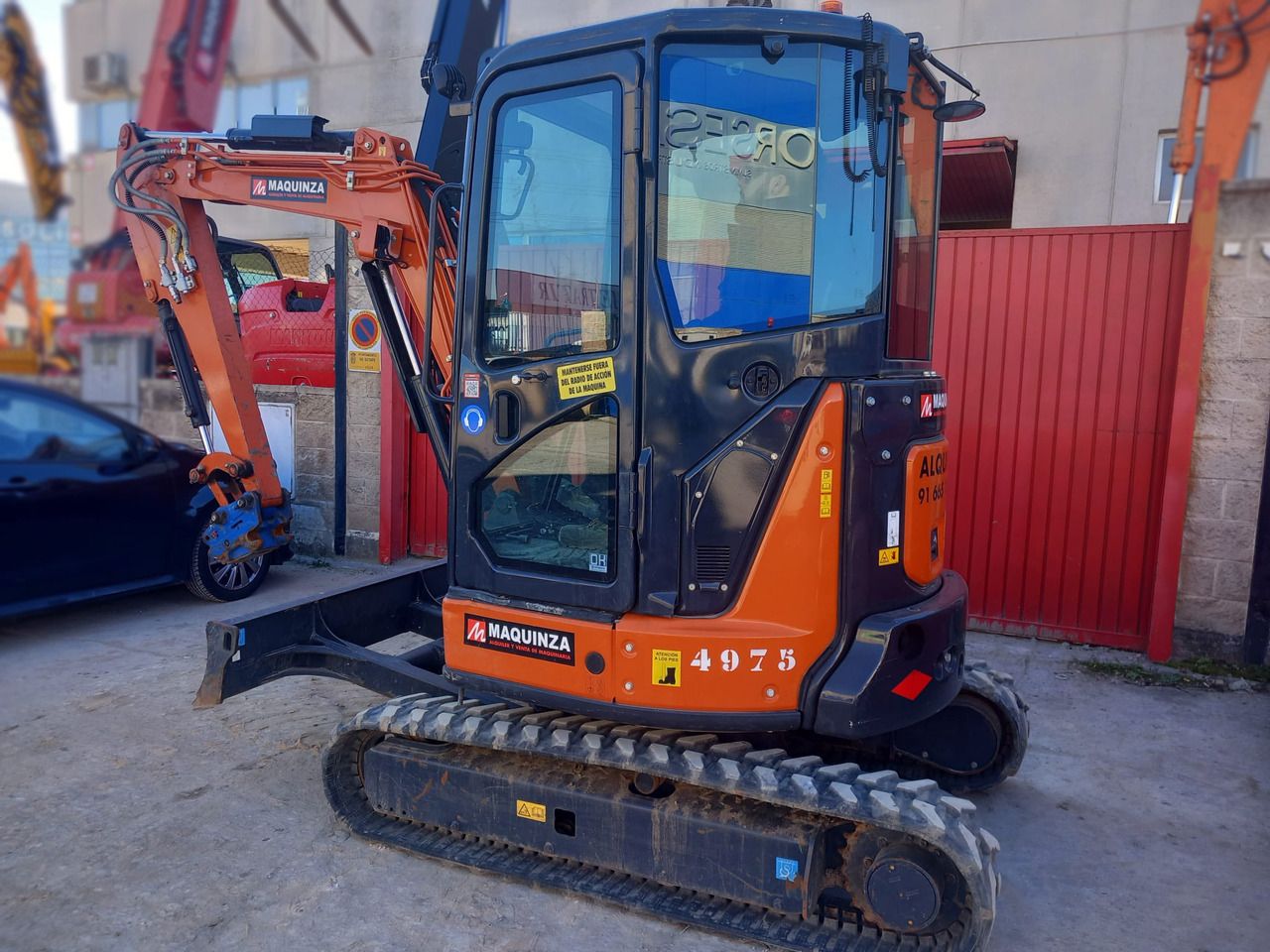 2024 Hitachi ZX33U-6 mini excavator, side view
