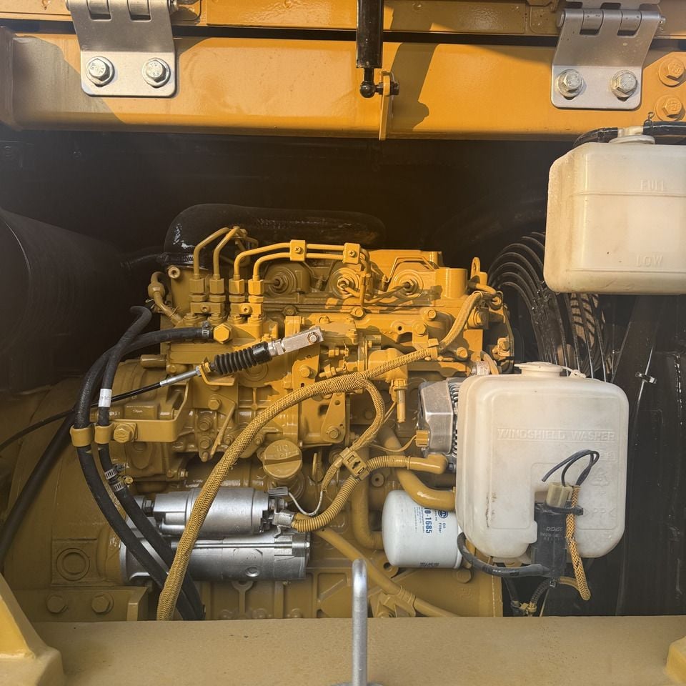 2023 Caterpillar 308E2 crawler excavator engine compartment view 2023 Caterpillar 308E2 crawler excavator engine compartment view