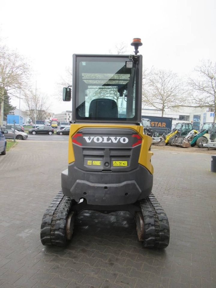 2019 Volvo ECR25D mini excavator, rear view