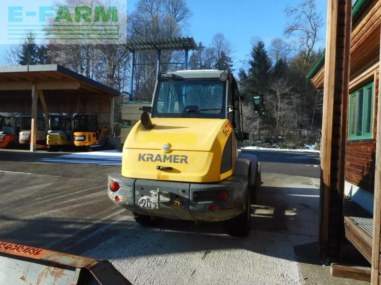 2017 Kramer 5075 wheel loader, front view