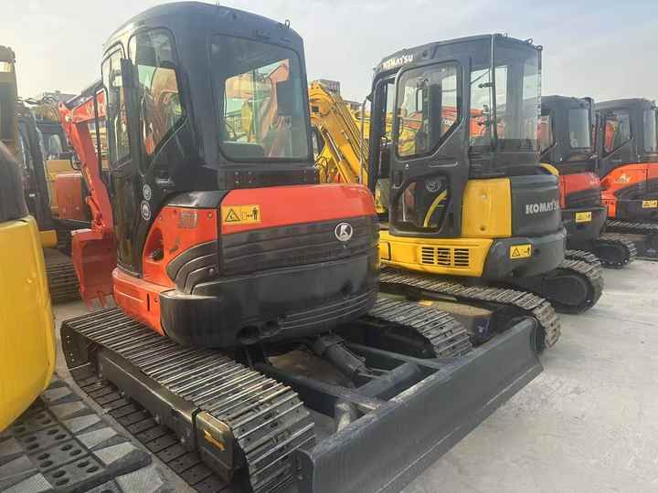2021 Kubota KX155 crawler excavator, front three-quarter view