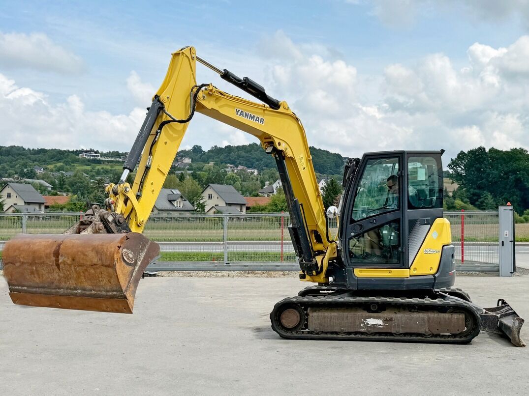 2016 Yanmar VIO80-1A crawler excavator, side view