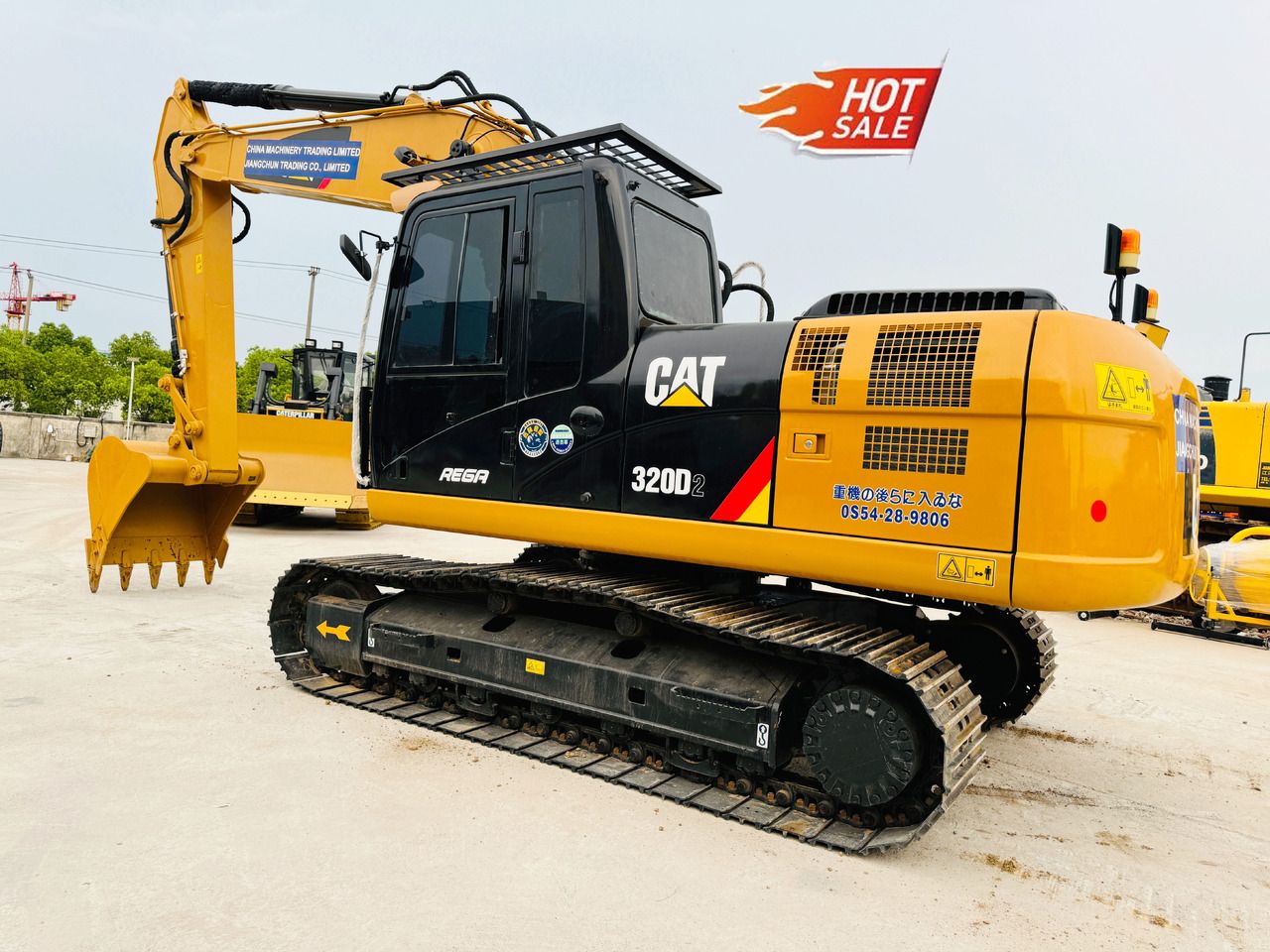 Escavadora de rastos Caterpillar 320D2 de 2020, vista lateral