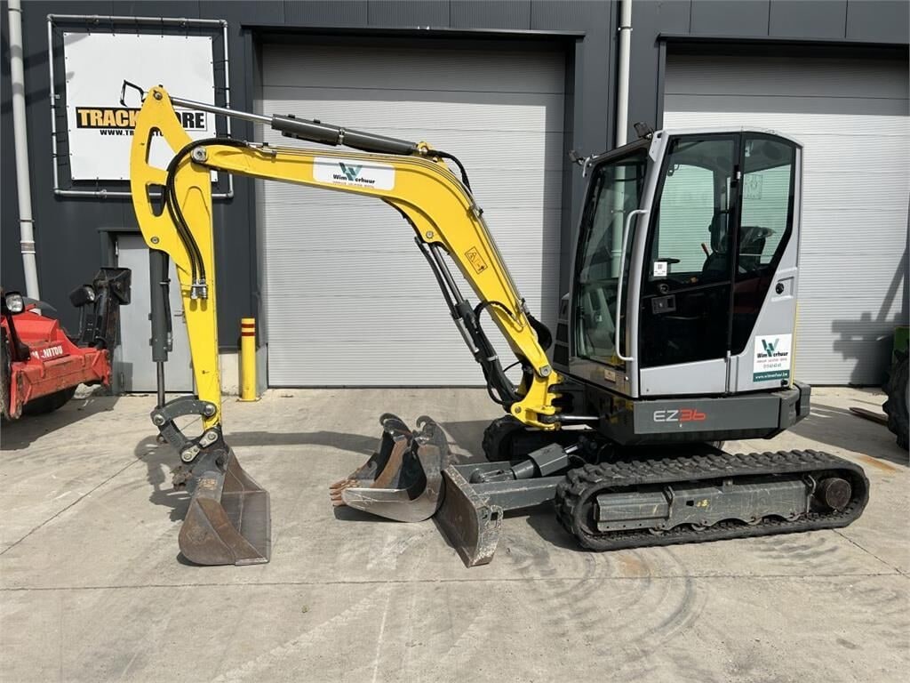 2024 Wacker Neuson EZ36 mini excavator, side view