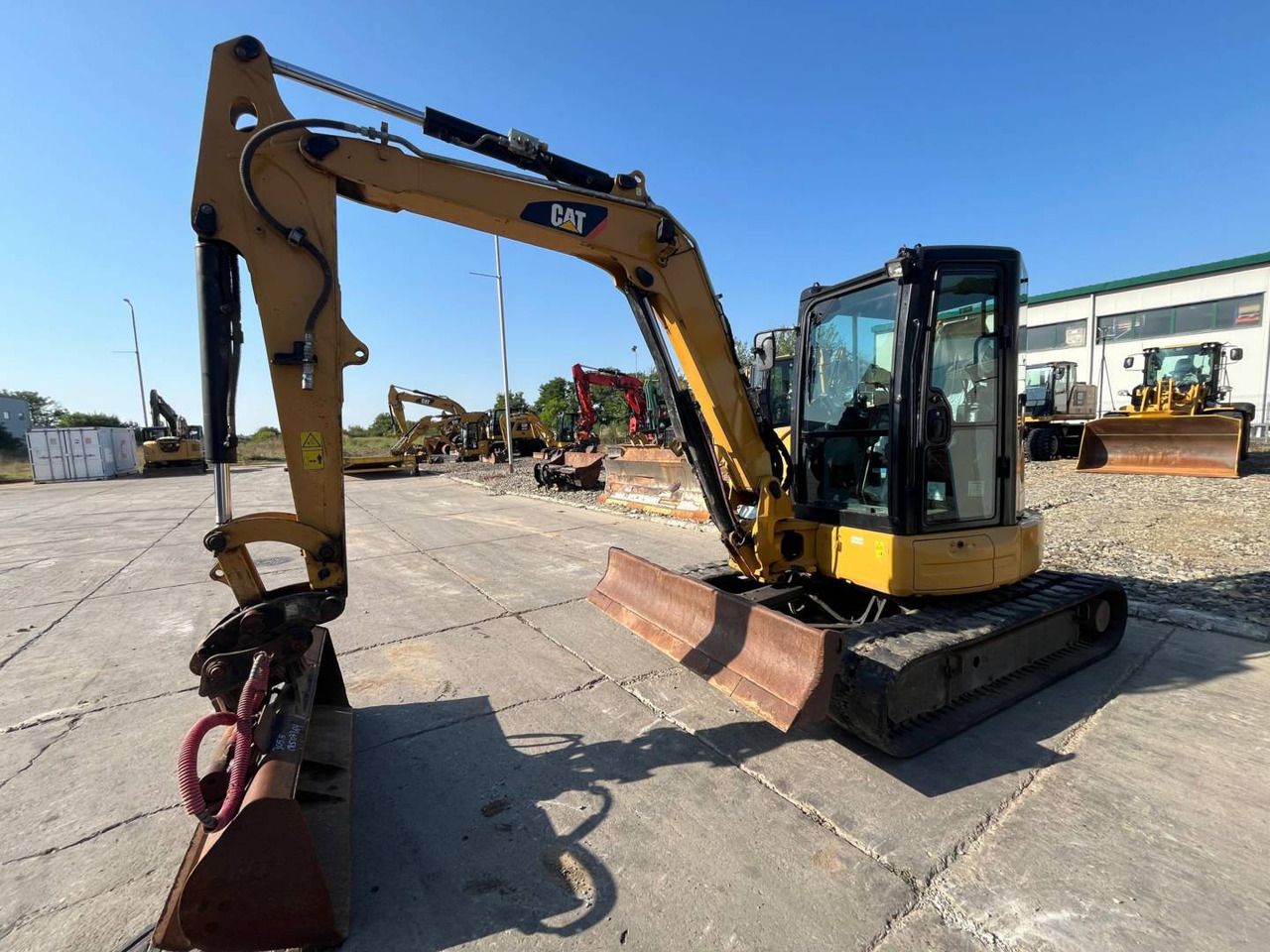 2019 Caterpillar 305.5E2 crawler excavator, side view