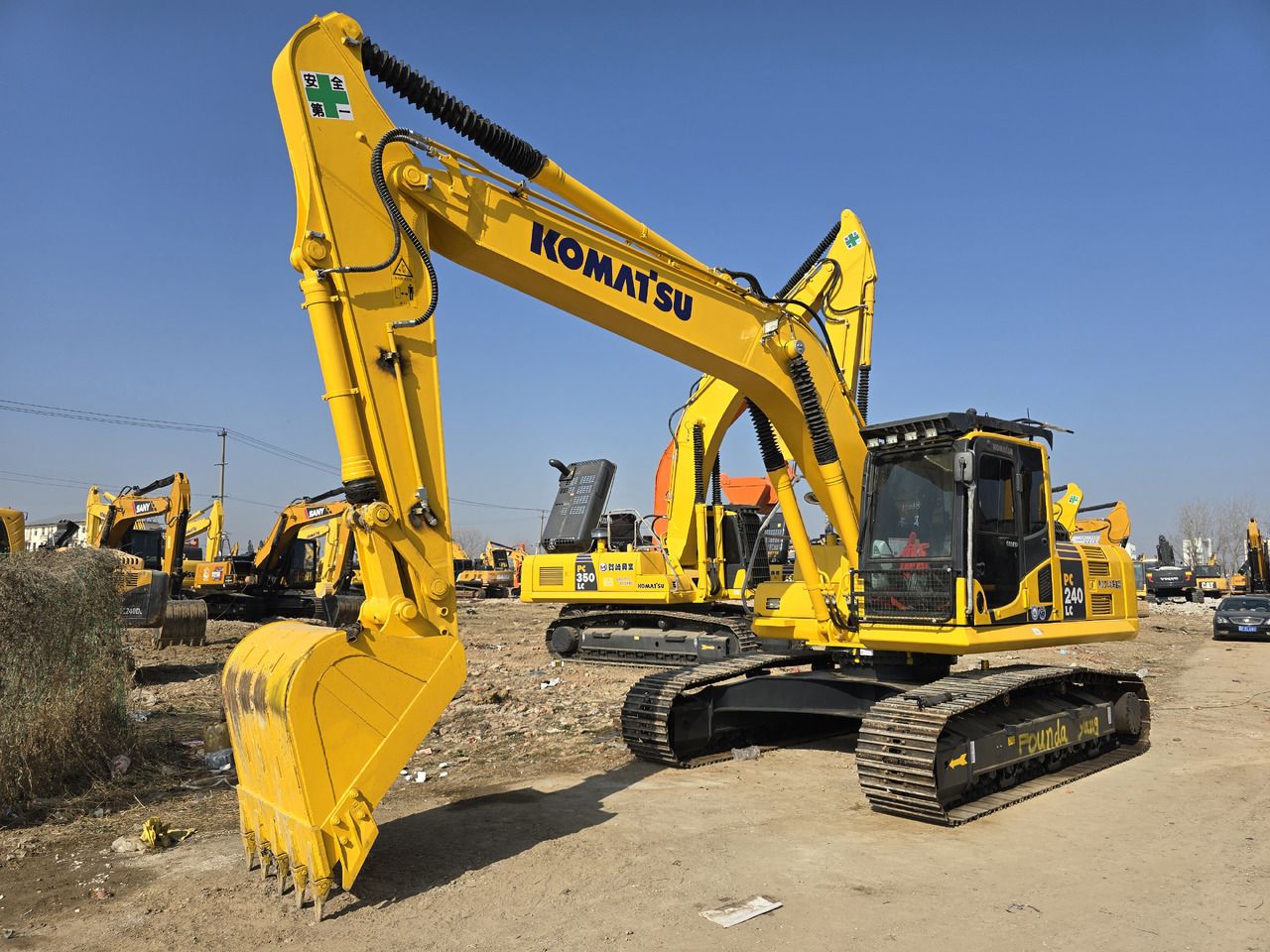 2023 Komatsu PC240-8 crawler excavator, side view