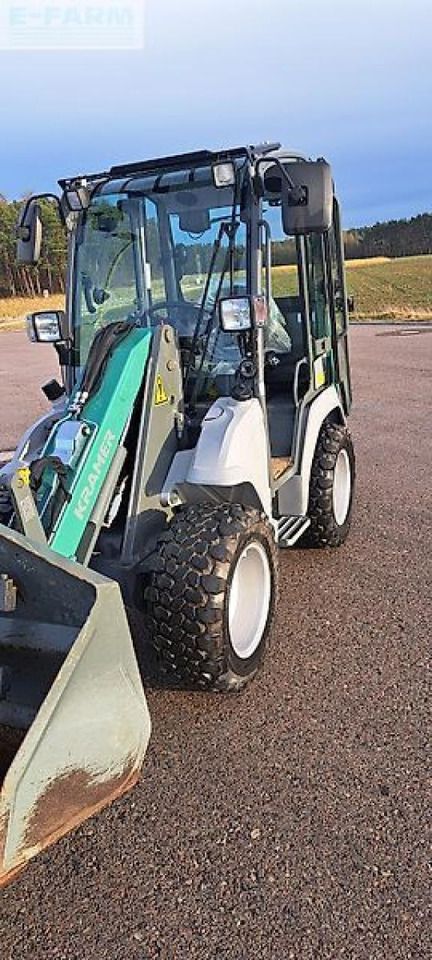2021 Kramer KL14.5 mini excavator, front three-quarter view 2021 Kramer KL14.5 mini excavator, front three-quarter view