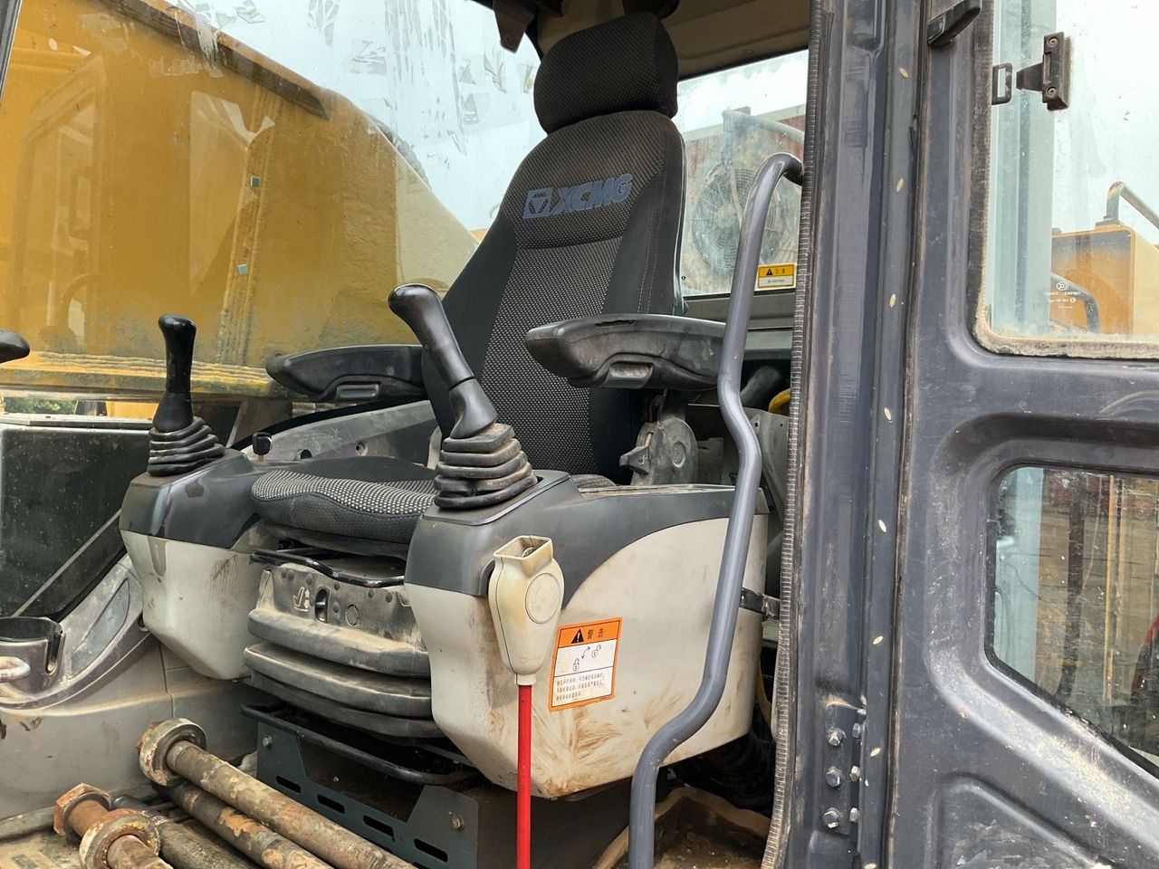 2017 XCMG XE900D crawler excavator interior cab view