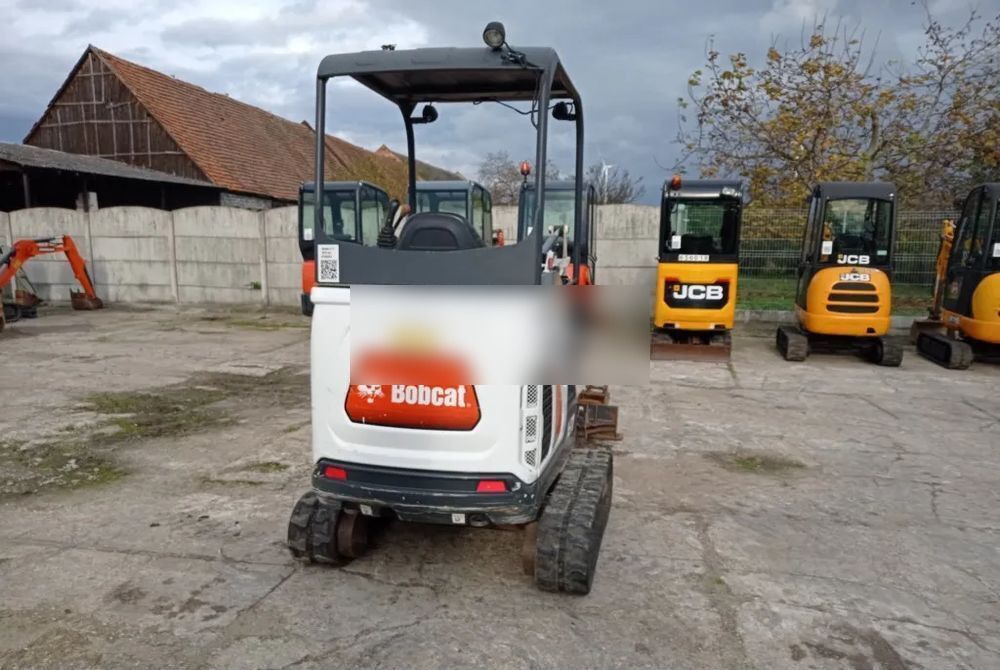 2018 Bobcat E17 mini excavator, rear view