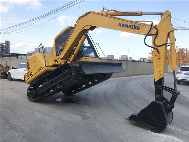 2022 Komatsu PC60 crawler excavator, side view