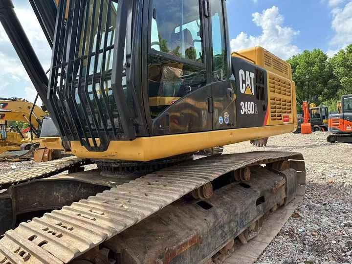 2021 Caterpillar 349DL crawler excavator side view