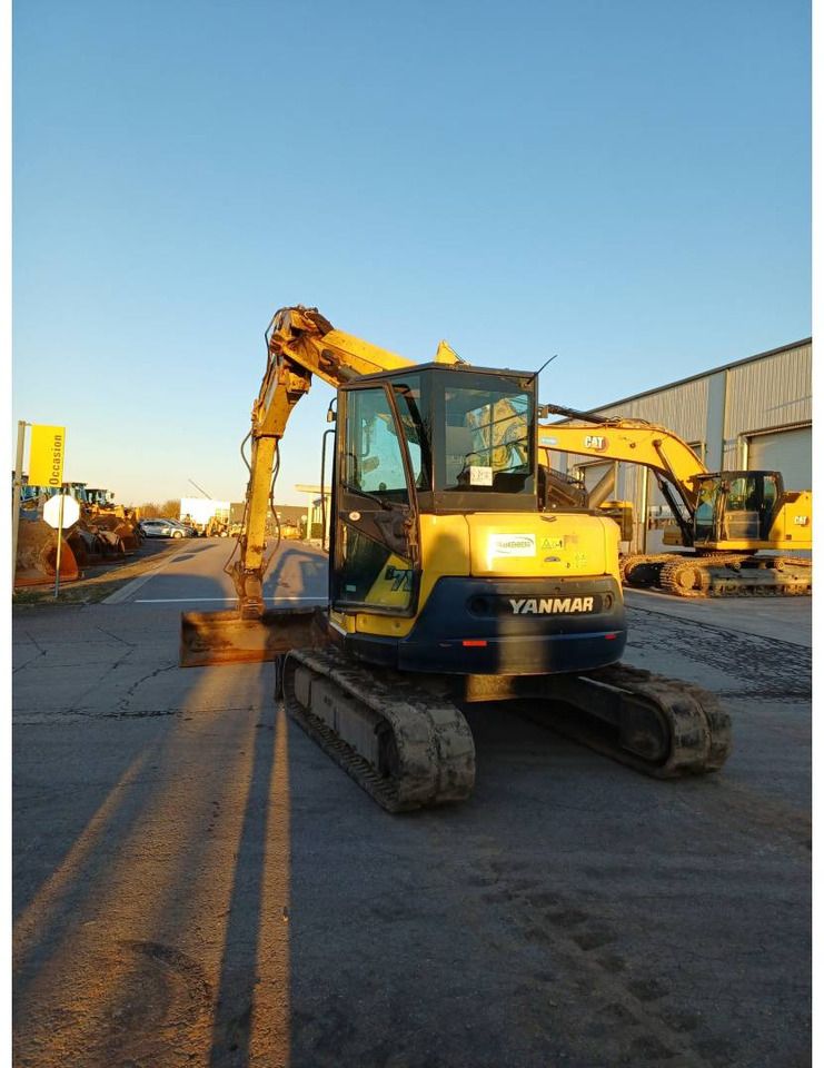 2018 Yanmar B7 SIGMA crawler excavator, front three-quarter view