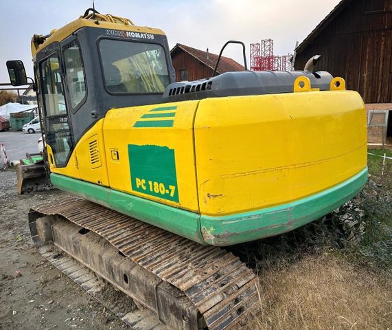 2006 Komatsu PC180-7 crawler excavator, rear three-quarter view