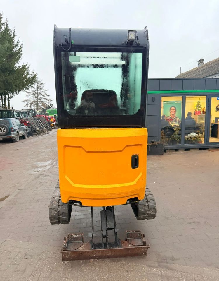 2021 JCB 16C-1 mini excavator, rear view