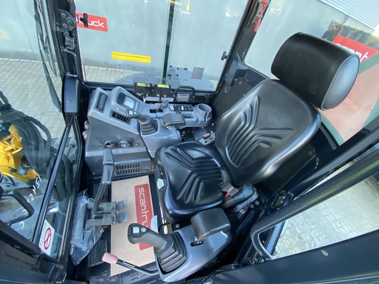 2017 Yanmar VIO50-6 mini excavator interior view
