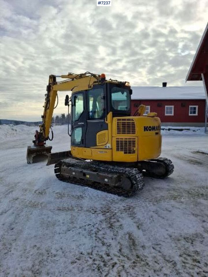 2016 Komatsu PC78US crawler excavator, rear three-quarter view 2016 Komatsu PC78US crawler excavator, rear three-quarter view
