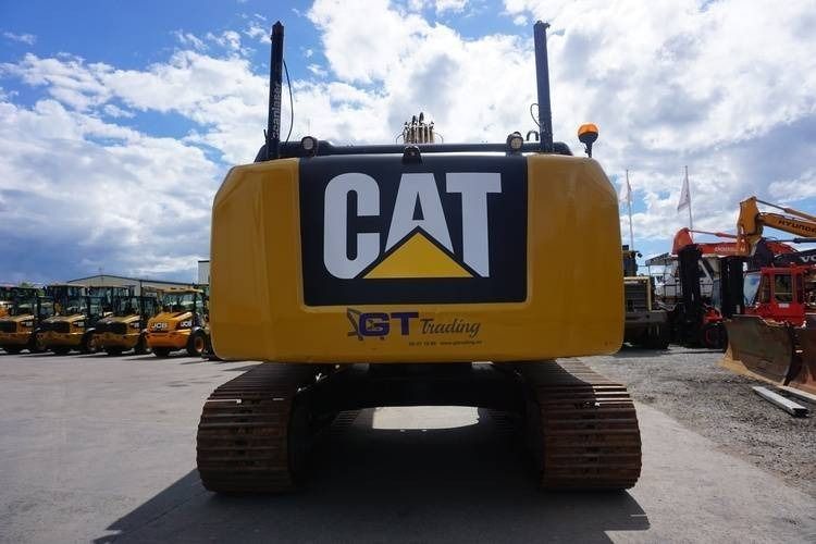 2013 Caterpillar 329EL crawler excavator, rear view