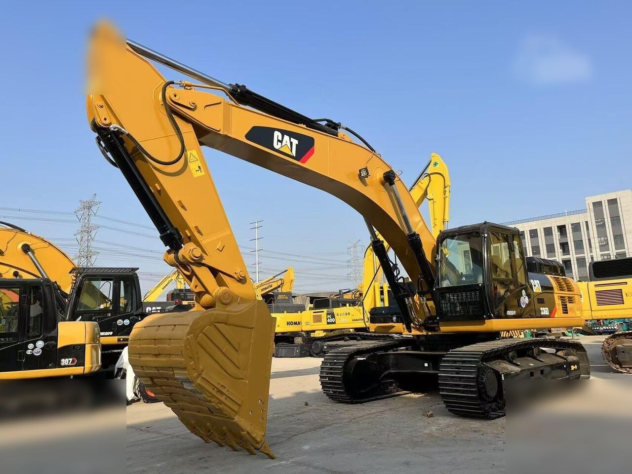 2024 Caterpillar 336D crawler excavator, front three-quarter view