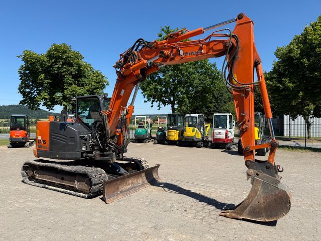 2017 Hitachi ZX85USB-5A mini excavator, side view