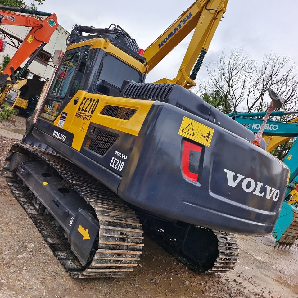 2024 Volvo EC210D crawler excavator rear three-quarter view
